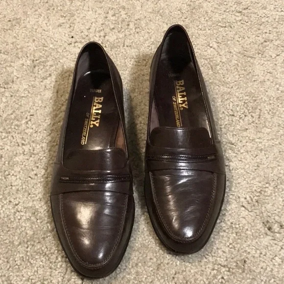 Bally | Shoes | Vintage Mens Brown Bally Slip On Dress Shoe  display picture 1